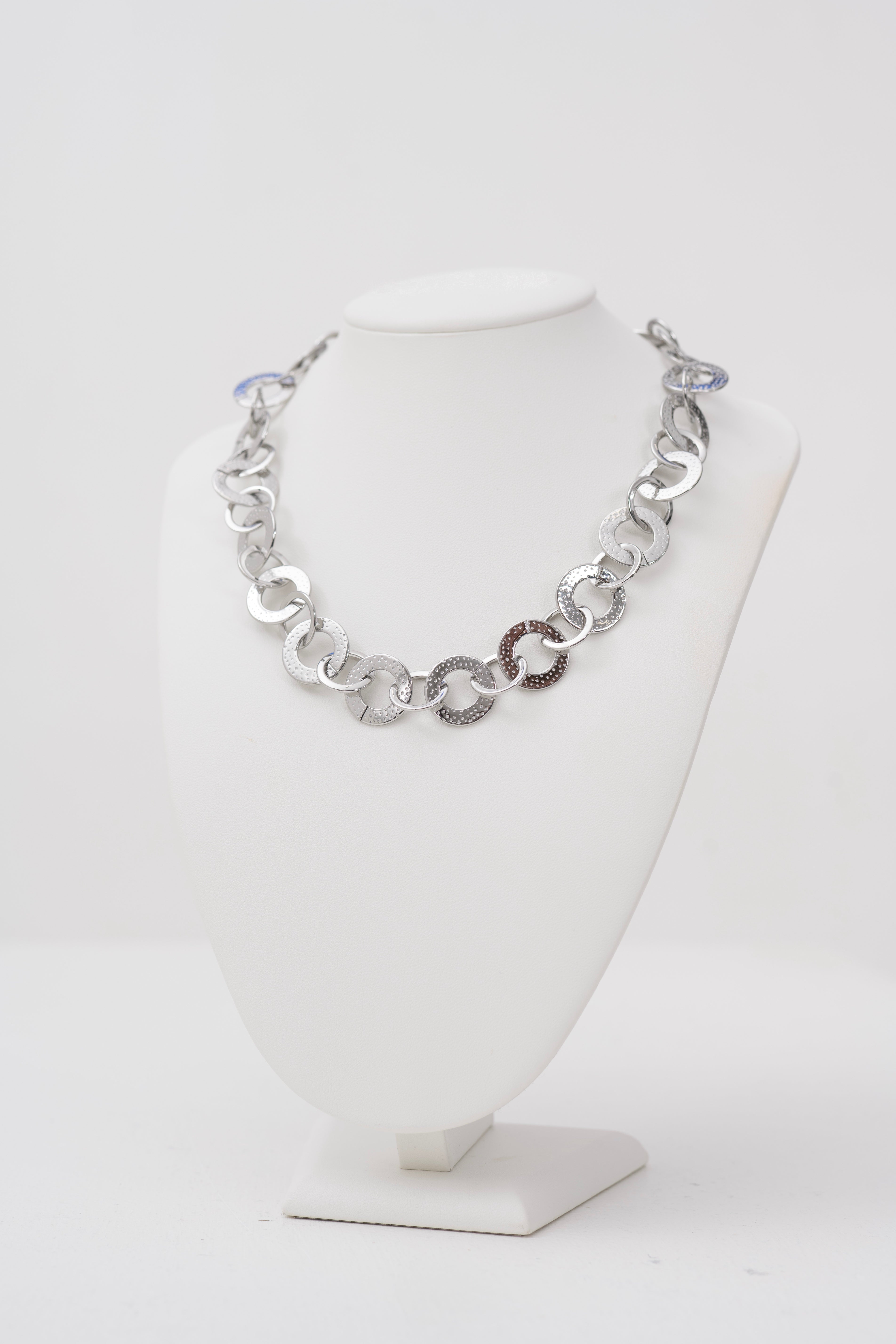 Collana catene cerchi