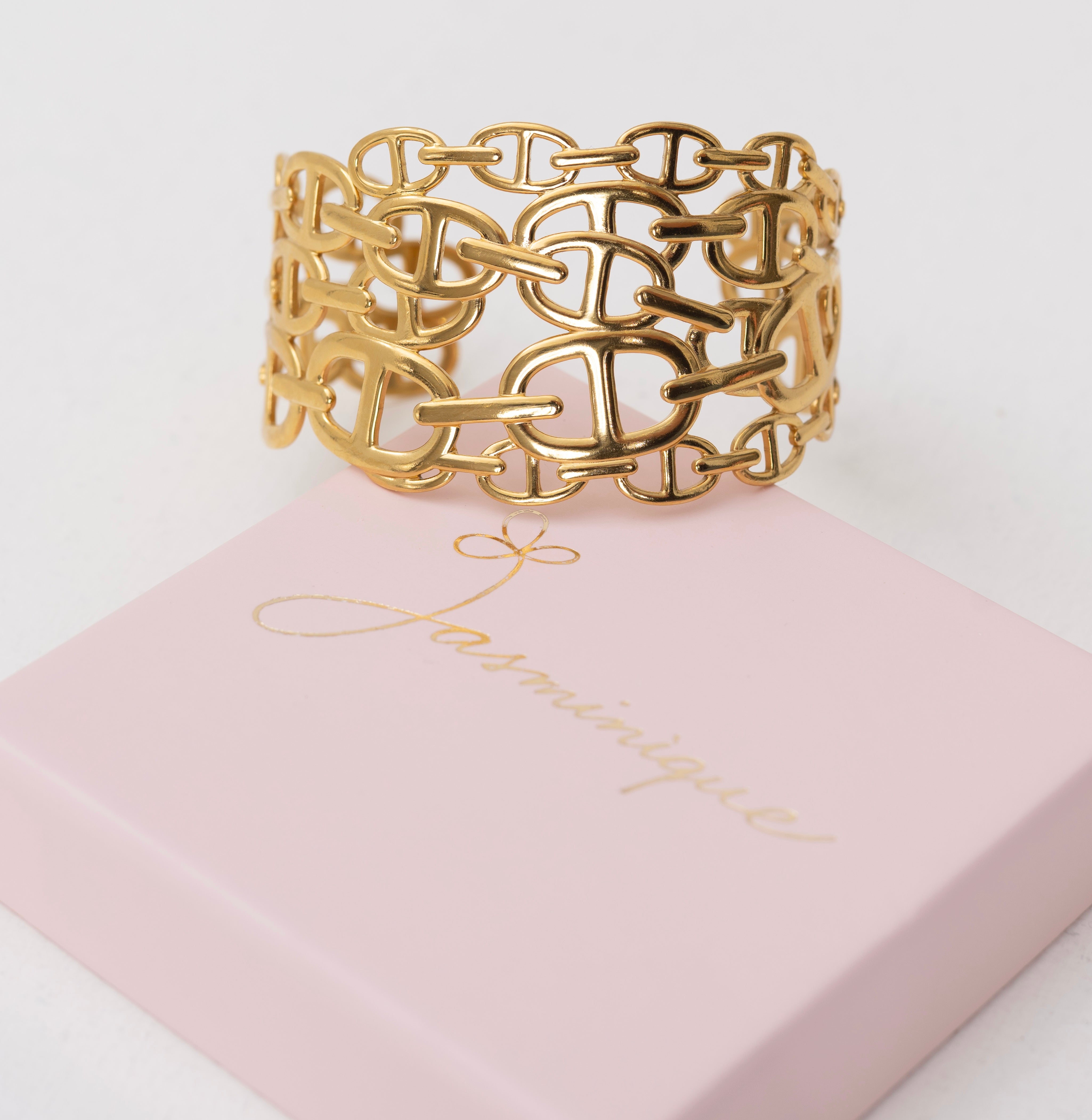 Bracciale rigido a maglie