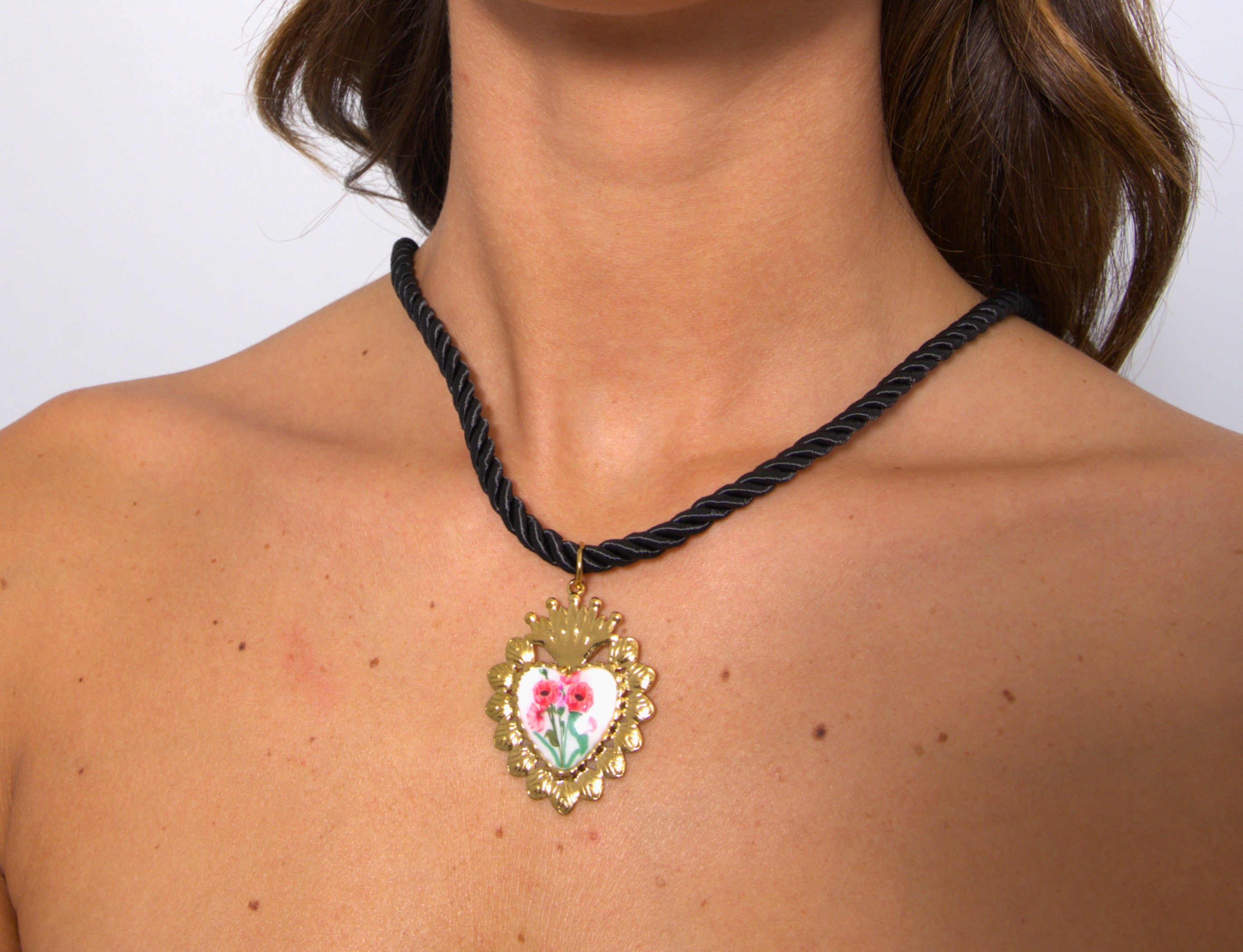 collana Cuore Fiorito
