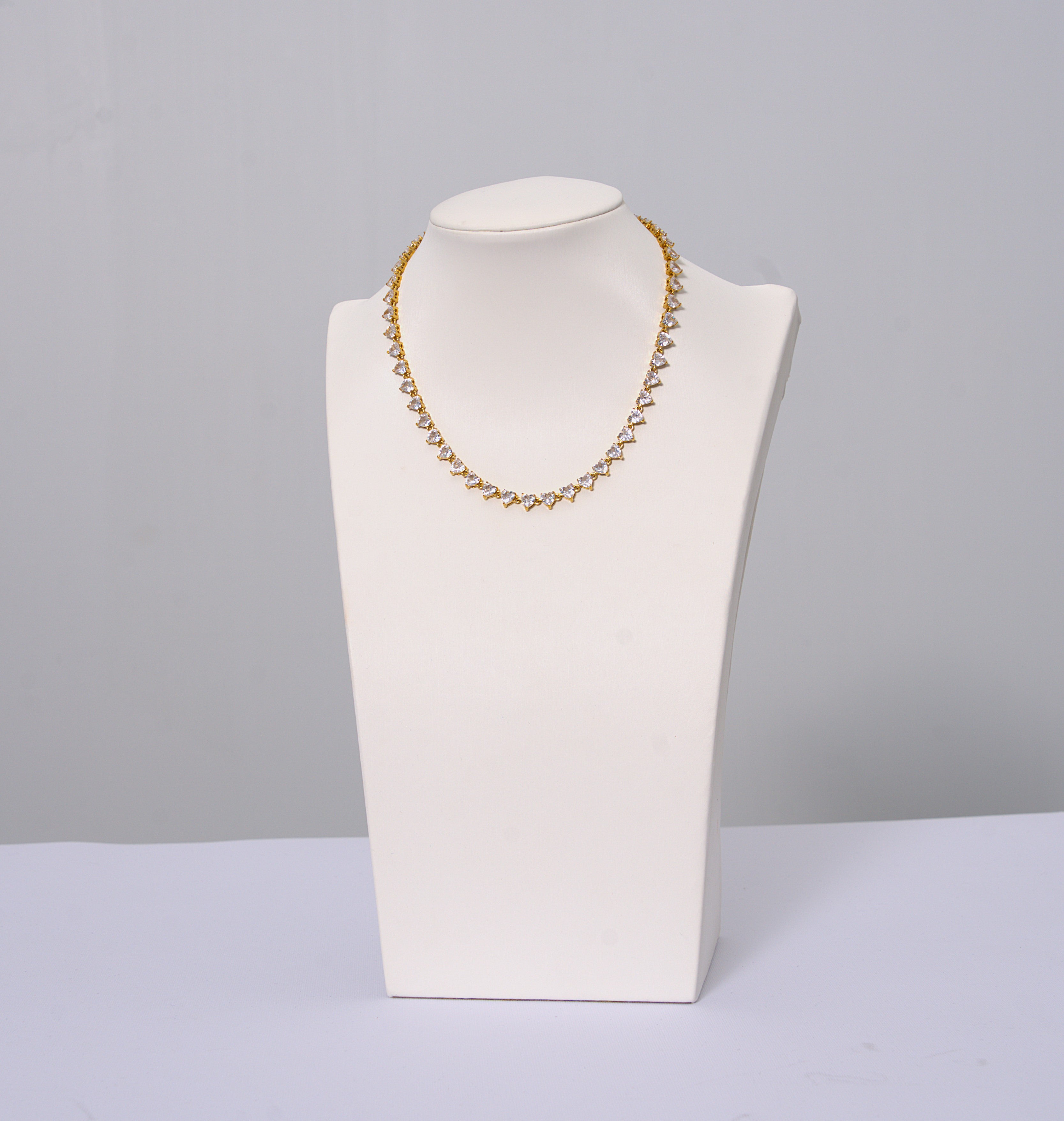 collana Tennis a cuore morbida