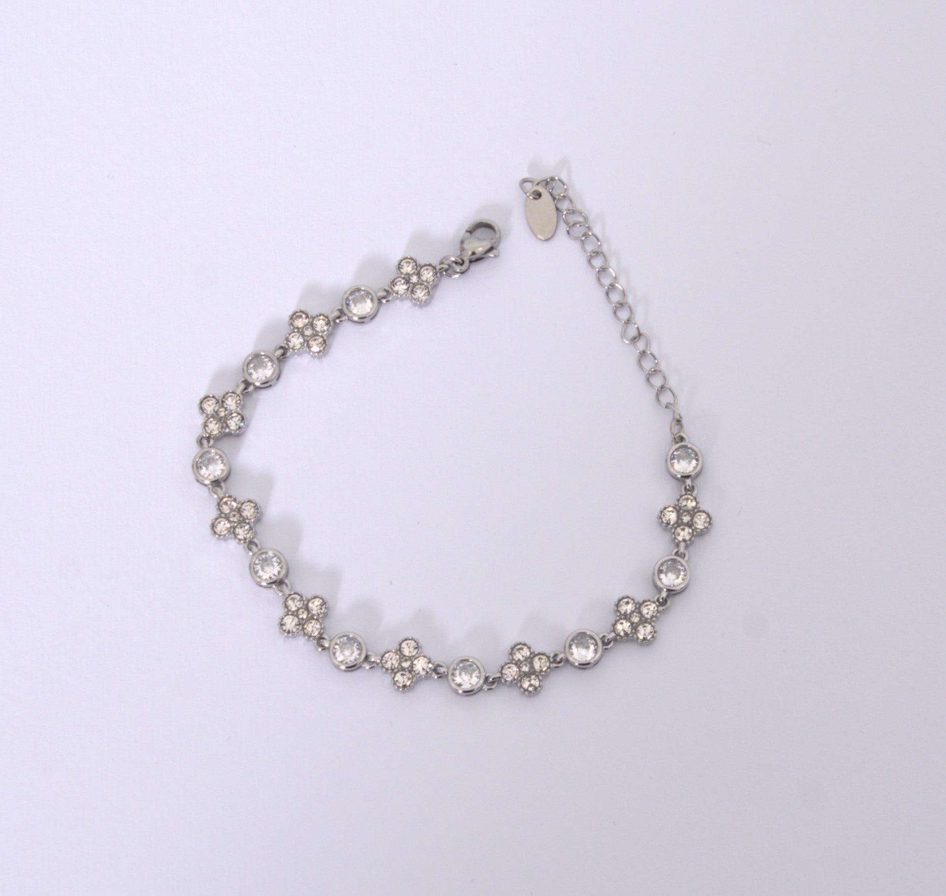 bracciale fiori tennis morbido.