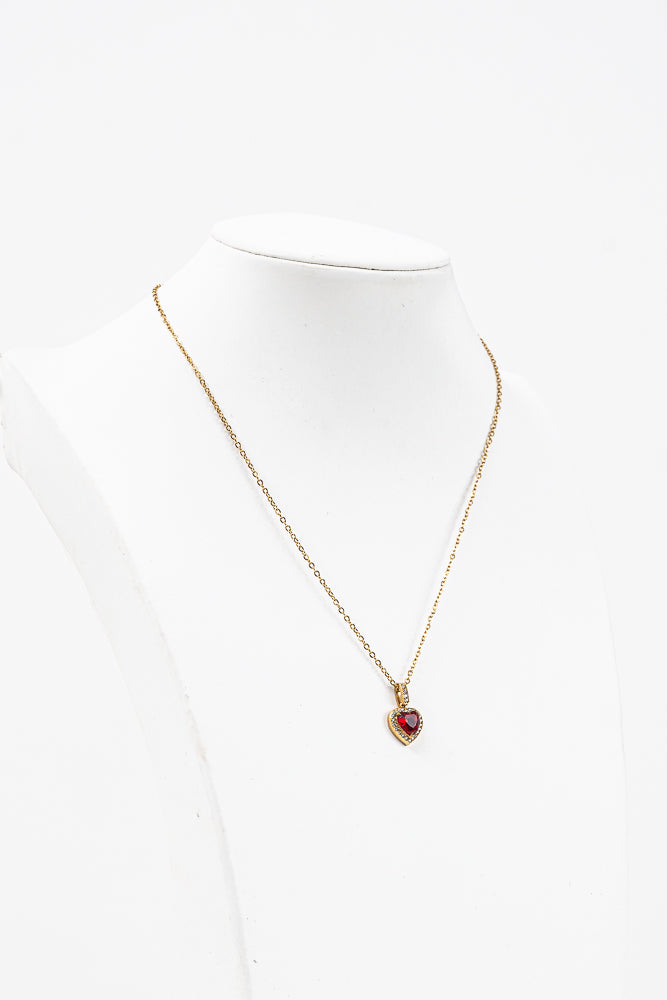 Collana Cuore Rosso