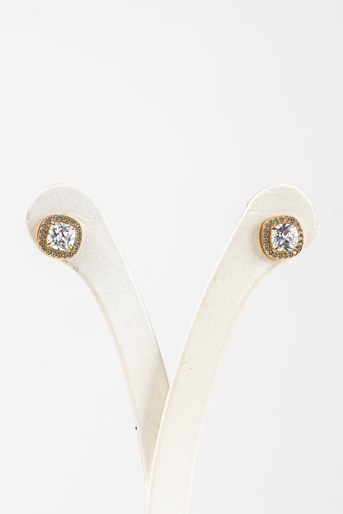 Orecchini Tennis quadrati