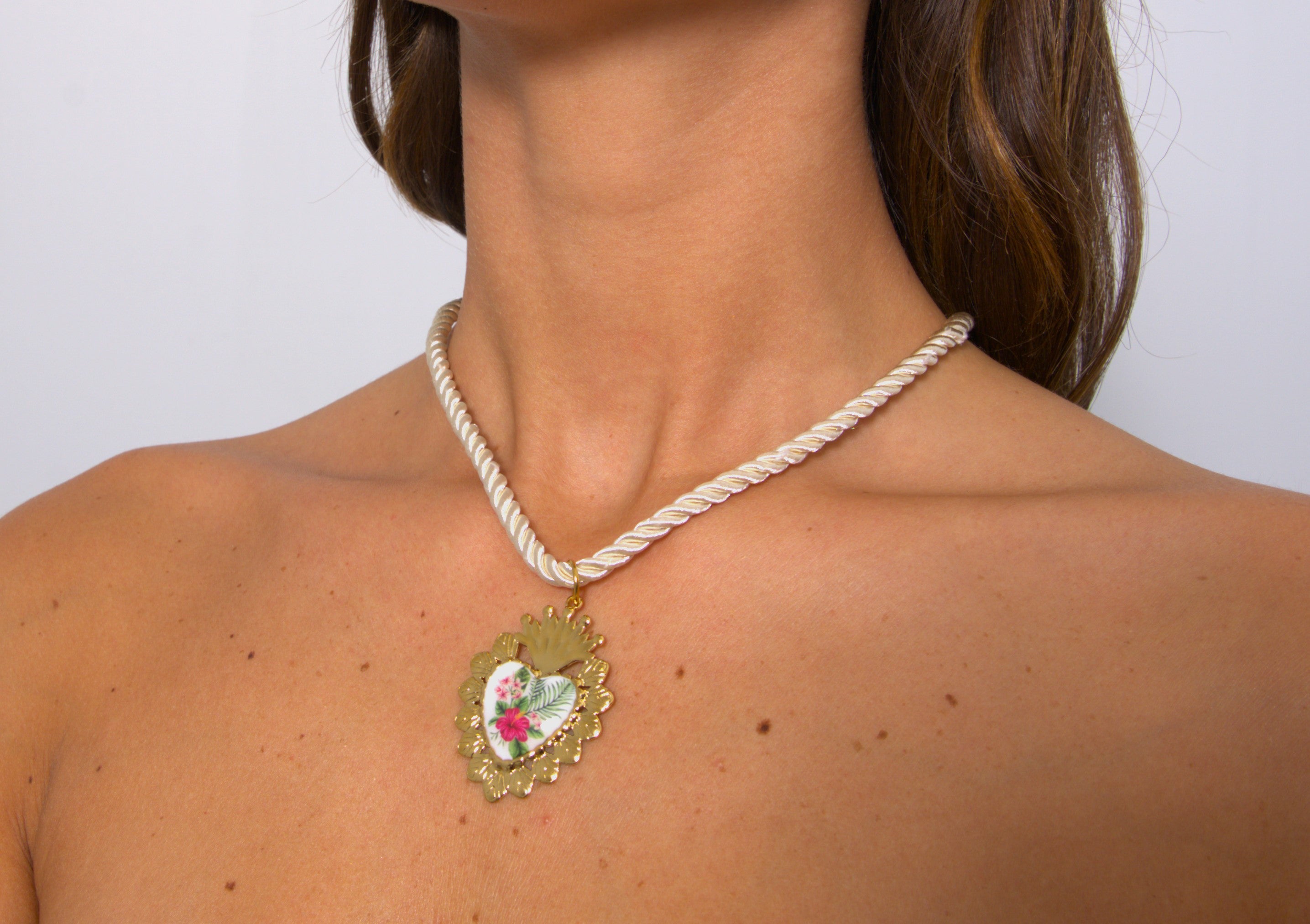 collana Cuore Fiorito