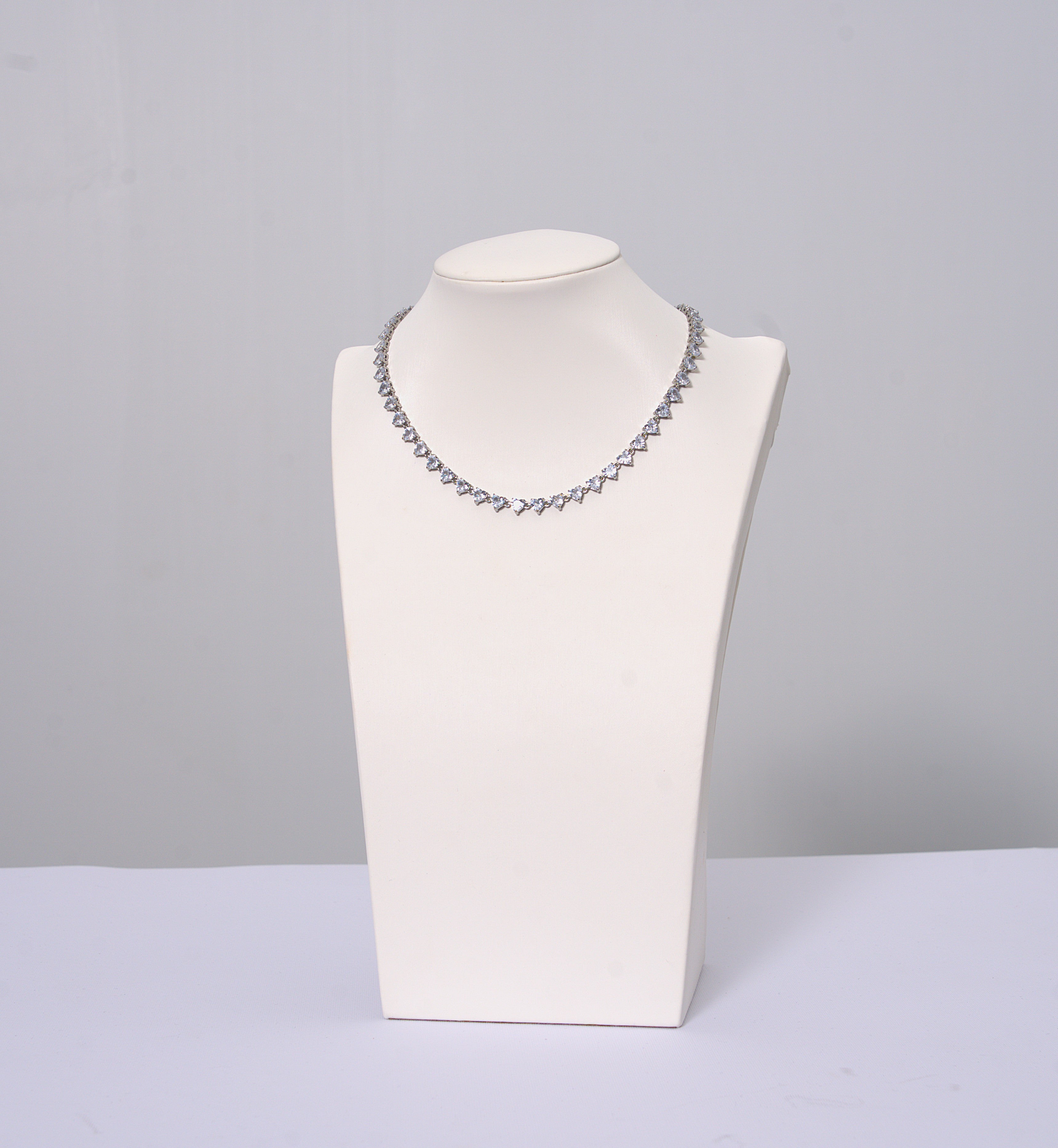 collana Tennis a cuore morbida