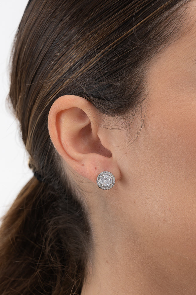 Orecchini Tennis rotondo