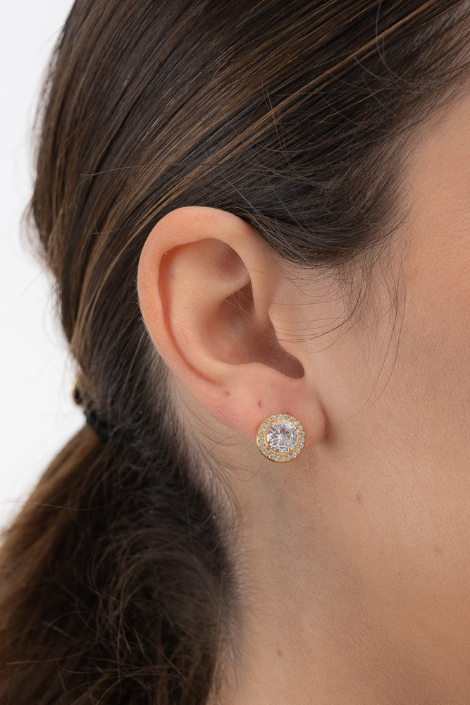 Orecchini Tennis rotondo