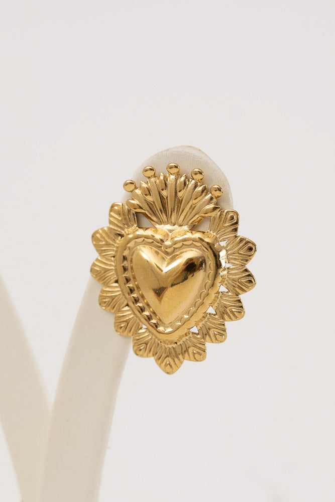Orecchini Cuore Sacro